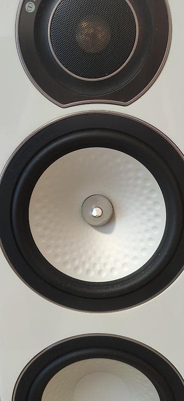 aktivni zvucnici sa pojacalom: Monitor Audio Silver RX8, elegantna bela klavir lak boja (za koju se — 9