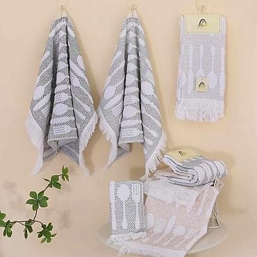 mini ugaone garniture cene: Kuhinjske krpe za ruke Praktične kuhinjske krpe jednostavnog dizajna — 3