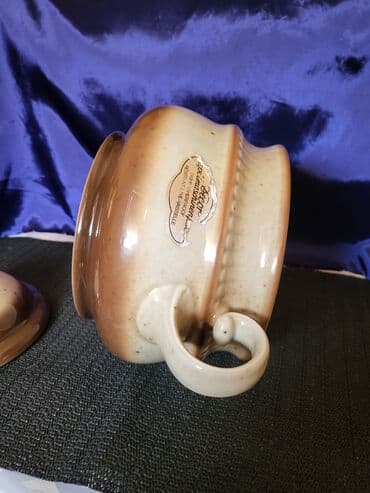 vatrostalne posude sa poklopcem akcija: Corbaluk nov 1950g+ tkz.kameni porcelan Winterling Nemacka — 11