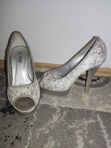 Elegantne ženske peep-toe štikle ALTER - Model: peep-toe salonke sa