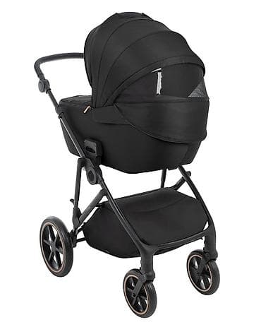 zimski skafanderi za bebe: KIKKA BOO Kolica THEA black set 2u1 sa tvrdom korpom (SKU: KKB2) — 7