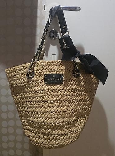 vogeli snizenje: Kate Spade New York pletena torba sa kožnim i lančastim ručkama — 1