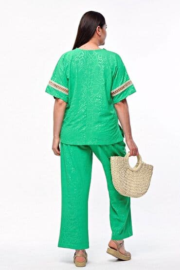 ženski kompleti za punije: ***Hit kompleti za punije dame cena 3600 Pamuk viskoza elastin Siri — 7