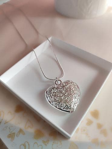 ogrlice od sitnih perlica: Lančić s priveskomžig 925 - Materijal: srebro (žig 925) - Tip — 3