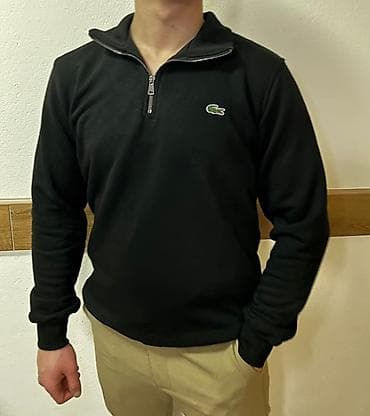 Coats and trench coats: Muški crni duks – više modela sa diskretnim logom na grudima - Boja — 3