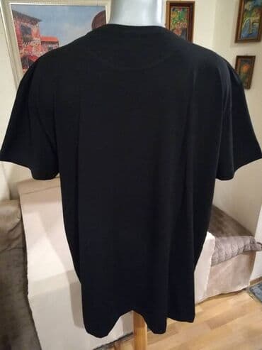 crne letnje pantalone: Nova muska pamucna markirana majica Tommy Hilfiger u velikim — 5