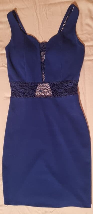 haljine sečene ispod grudi: Dolce & Gabbana XS (EU 34), color - Light blue, Cocktail, Without sleeves — 4