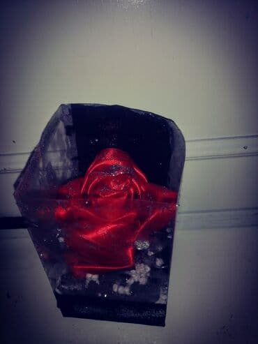 abc prasak za ves: Ruza saten rucni rad idealan poklon za 8 mart 1 na stanju 500 din — 3