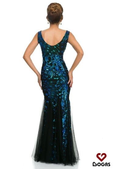 svecana haljina s: Luksuzna ekskluzivna haljina. Dugačka, elegantna, svečana. Veličina — 3