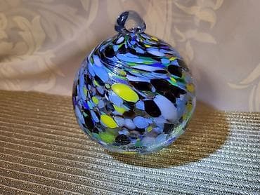 kugla luster: Murano deko kugla Macchia rucni rad tehnika 1960g+. Nova dekorativna — 8