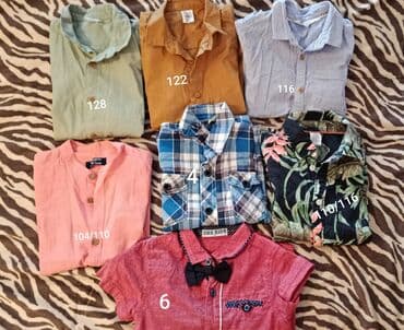 Kratak rukav, Bez dezena, 104-110