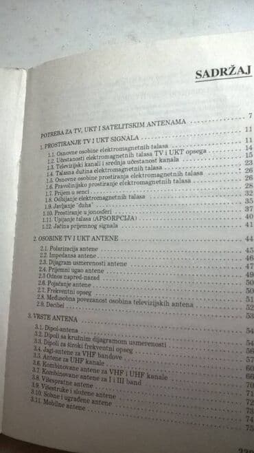 sharp objects knjiga: Tehnička knjiga: TV UKT i satelitske antene 1991. 261 str. Tehnička — 10