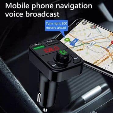 merac pritiska u gumama: V2 - Handsfree FM Bluetooth Auto Car Kit USB punjač MP3 Bežični — 3
