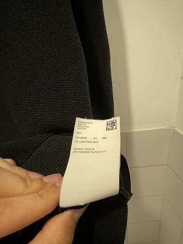 sirogojno dzemper: HUGO BOSS muški džemper, crni - Model: okrugli izrez (crew neck) sa — 5