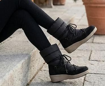 cizme balenciaga: Ženske zimske čizme – tople i udobne - Visoka, postavljena sara sa — 2