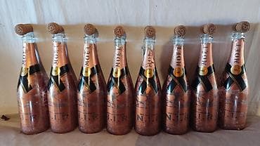 razne stvari na prodaju: Prazne flaše Moet & Chandon 1.5L i 0.7 ml N.I.R Prodajem prazne — 3