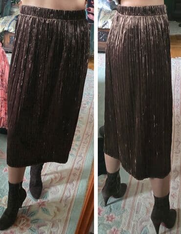 h: M (EU 38), Midi, color - Brown — 4