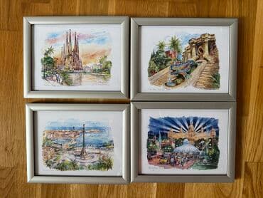posude za kafu i secer ikea: Painting, Used — 1