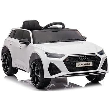 audi na daljinski: Audi RS6 – licencirani auto na akumulator za decu (Beli) Šifra — 10