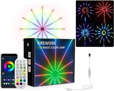 luster sa blututom: Cena 3450 din Adresibilna traka magična LED traka Vatromet - boje i — 1