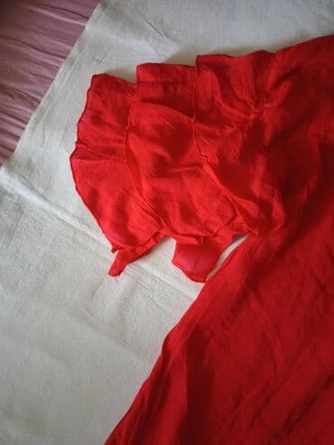 jednodelni kupaci na jedno rame: Polyester, Single-colored, color - Red — 3