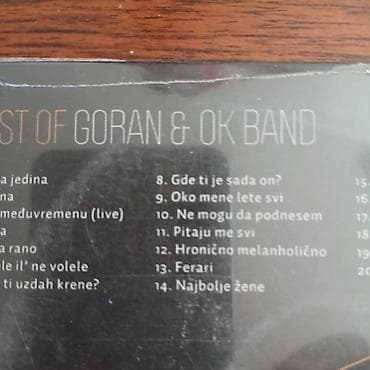 igrice sa volanom: CD: Best Of Goran i OK Band Izdanje sa najvećim hitovima Gorana i OK — 2