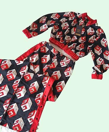 parfemi originali: Dvodijelni ženski komplet – satenski set jakna + pantalone Elizabeta — 1