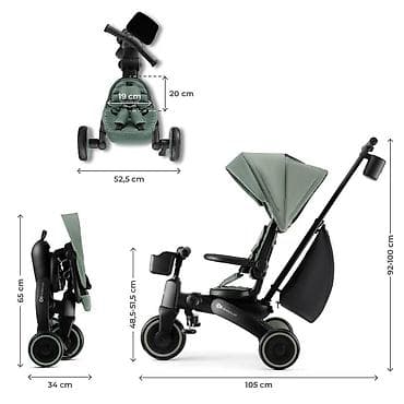baby no prob: KINDERKRAFT TRICIKL JAZZ 2 GREEN – KRJAZZ02GRE Tricikl Jazz 2 — 3