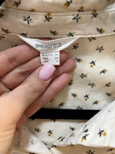 luna bluze: Springfield, XS, Pamuk, Cvetni, bоја - Šareno — 3