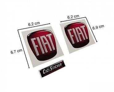 FIAT - Stikeri za znak - 1551 📌 Opis: Samolepljivi stikeri izradjeni