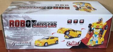 podesivi kos za decu: Sportski Auto Robot NOV Transformers Trkacki Auto SAMO 990 Dinara — 5