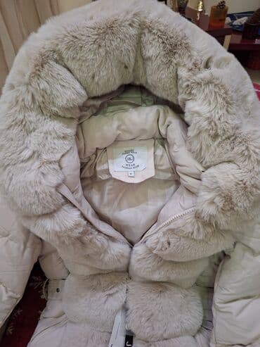 p. s. fashion kaputi: M, Jednobojni, Sa postavom, Veštačko krzno — 2