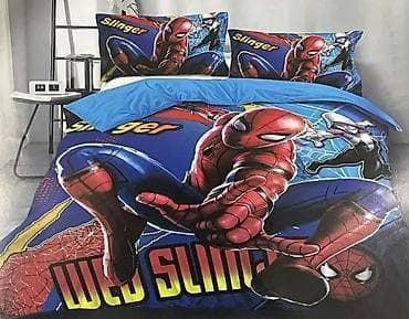 posteljina minecraft: Dečiji setovi posteljine sa licenciranim motivima crtanih junaka - — 2