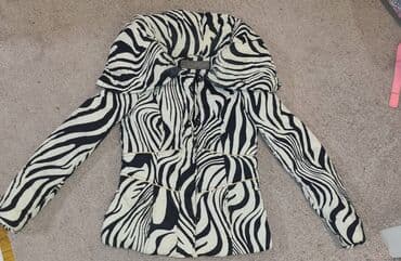 zebra tunika: Zara, S (EU 36), Leopard, krokodil, zebra, Bez postave — 1