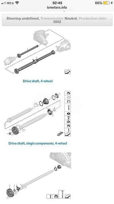 grejalica za auto uradi sam: DIFERENCIJALI I KARDANI ZA BMW X5 OD 2000. DO 2003. GOD. | — 2