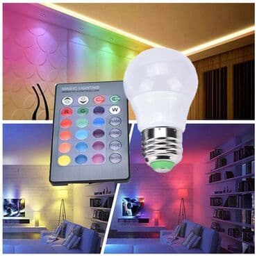 internet preko antene: RGB Led Sijalica 8W RGB LED sijalica E27 Snage 8w Ide uz daljinski — 4