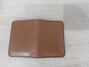 Novčanici: Kožni minimalistički novčanik/karticaš - Ručno rađen od prirodne — 6