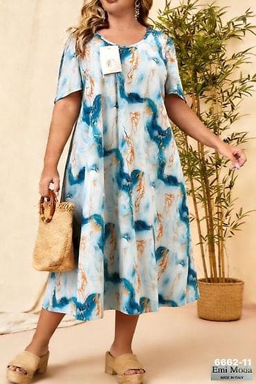 numoco haljine: 💫Midi letnja haljina sa printom – Emi Moda, Made in Italy — 10