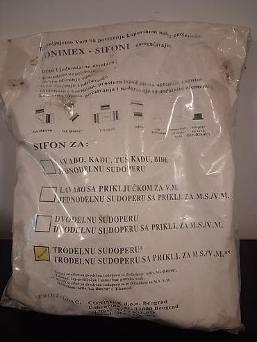 espresso kafa u zrnu cena: CONIMEX – komplet sifona za trodelni sudoper više komada Opis: - — 1