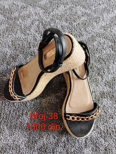 panda cipele cena: Ženske sandale na punu petu – Claudia Donatelli - Veličina: 38 - — 1