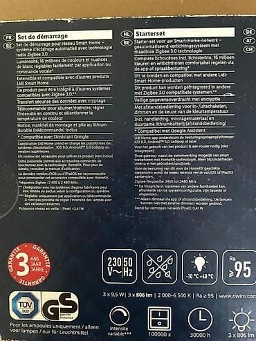 lidl heftalica: LIVARNO Home Smart Home – Startni set pametne rasvete Sadržaj — 10