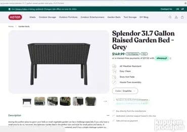 lidl kompresor za pranje: *** AKCIJA *** 1374 Velika Žardinjera KETER Easy Growing; Raspoloživ — 5
