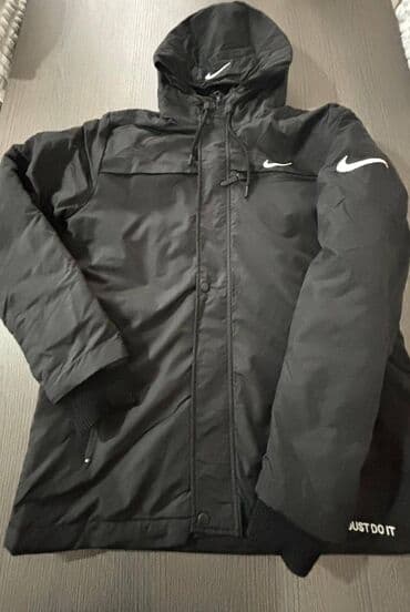Zimska jakna Najlon, L (EU 52), XL (EU 54), Nike, bоја - Crna