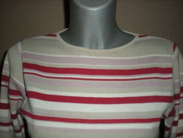 mizan spavacice: S (EU 36), Cotton, Short, Stripes — 2