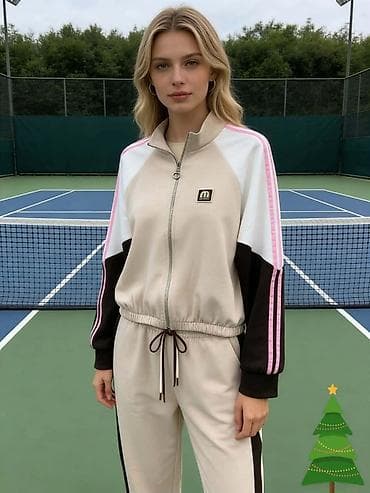 Trenerke gornji deo sa rajsferšlusom i donji deo sa učkurom i