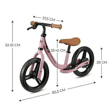 paktreger na cev sedišta: Kinderkraft Space balans bicikl – Dark Pink Opis: - Balans bicikl sa — 4
