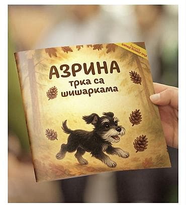 pojas za bebe: Dečja slikovnica „Азарина – трка са шишаркама“ - Žanr: Ilustrovana — 1