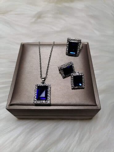 srebrni komplet nakita: 1500 din set — 3