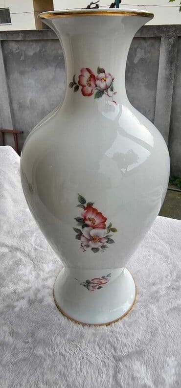 sintelon cupavi tepisi cene: Vase, Ceramics, color - White — 3