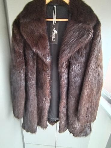 roze sandale ravne: Nova luksuzna bunda od pravog krzna lutrije, uvoz iz Turske, ekstra — 8